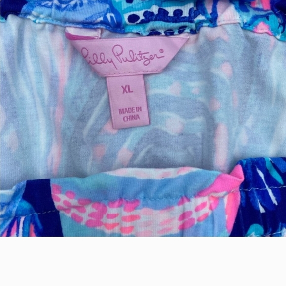 Lilly Pulitzer Calla Romper XLARGE - Picture 4 of 5